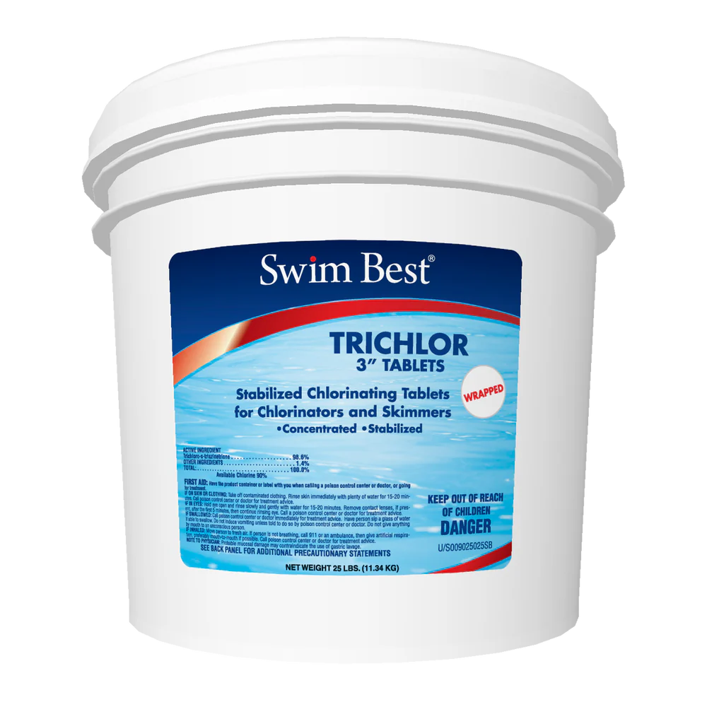 Stabilized Trichlor Chlorine Tablets, wrapped �� 25 lb
