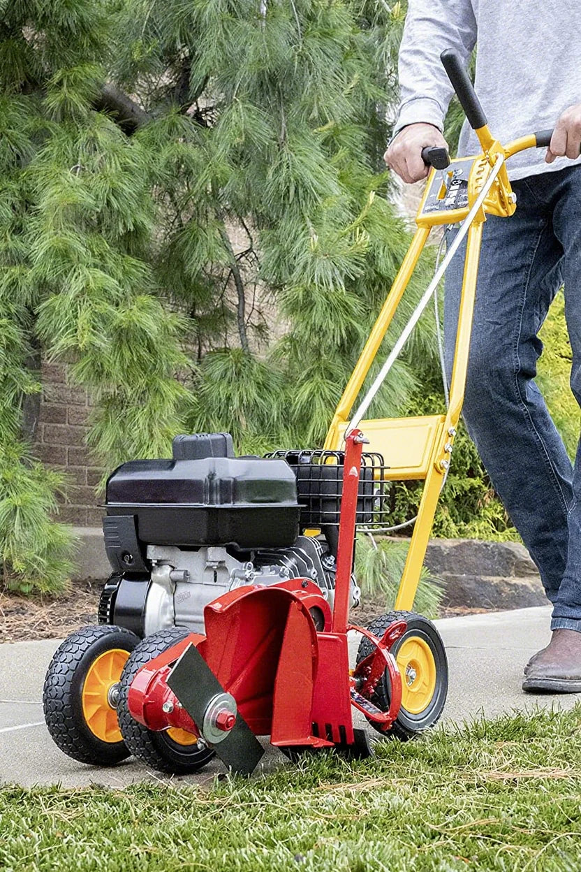 101-5.5GT-7Gas Powered Lawn Edger, 5.50 Gross Torque/3.5 B&S Engine 7�测�� Wheels