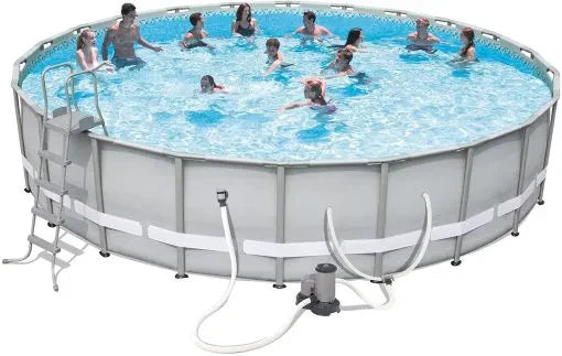 Power Steel Frame Pool Set, 22�� x 52�测��