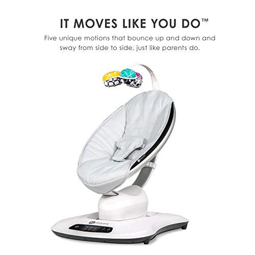 Baby Swing, Bluetooth Baby Rocker with 5 Unique Motions