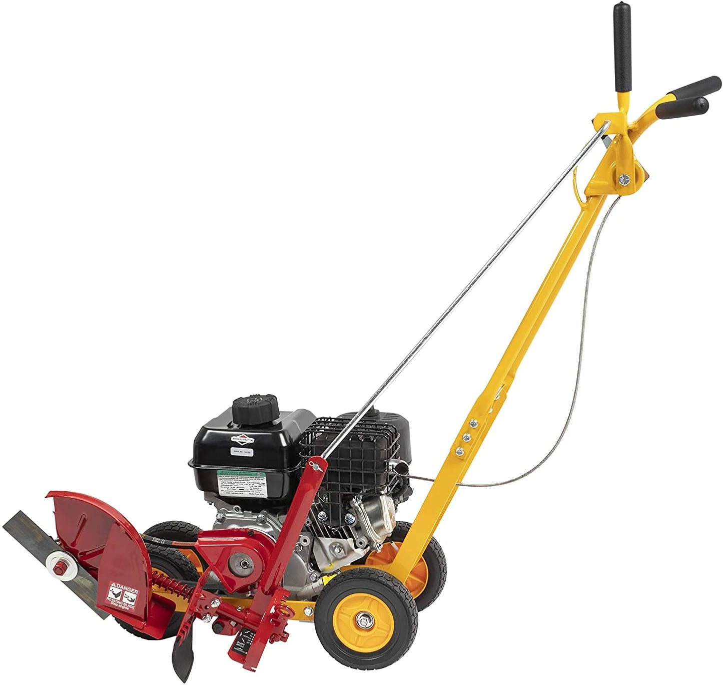 101-5.5GT-7Gas Powered Lawn Edger, 5.50 Gross Torque/3.5 HP B&S Engine 7�测�� Wheels