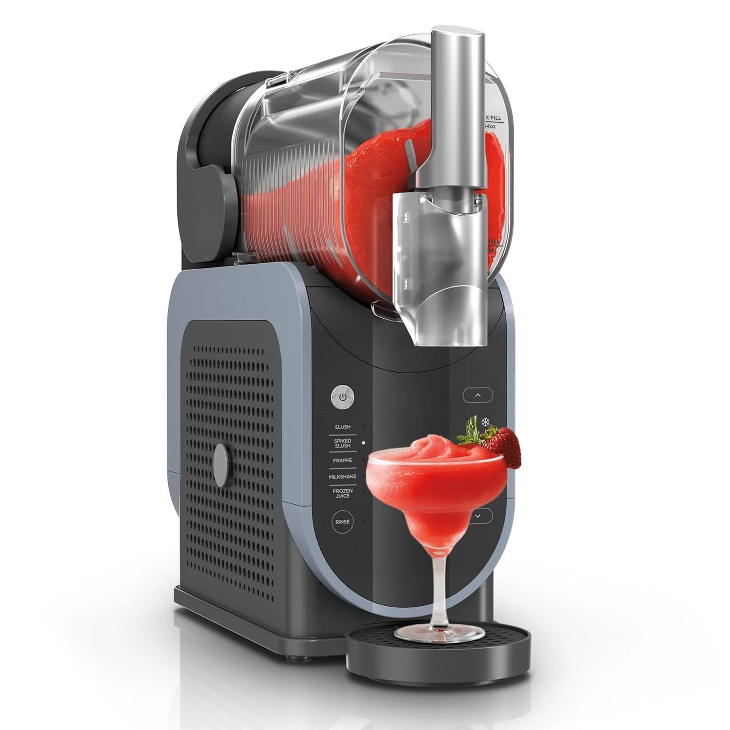 88 oz. Frozen Drink & Slushie Machine, RapidChill Technology锛�5 Preset Programs, Frapp茅s, and More, Premium Accents