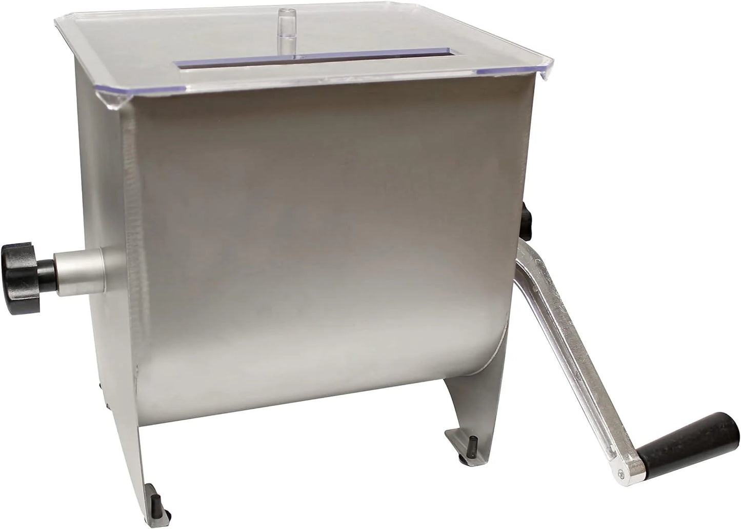 Manual Meat Mixer �� 20 lb Sausage Mixer Machine with Lid, Ideal for Ground Beef Processing