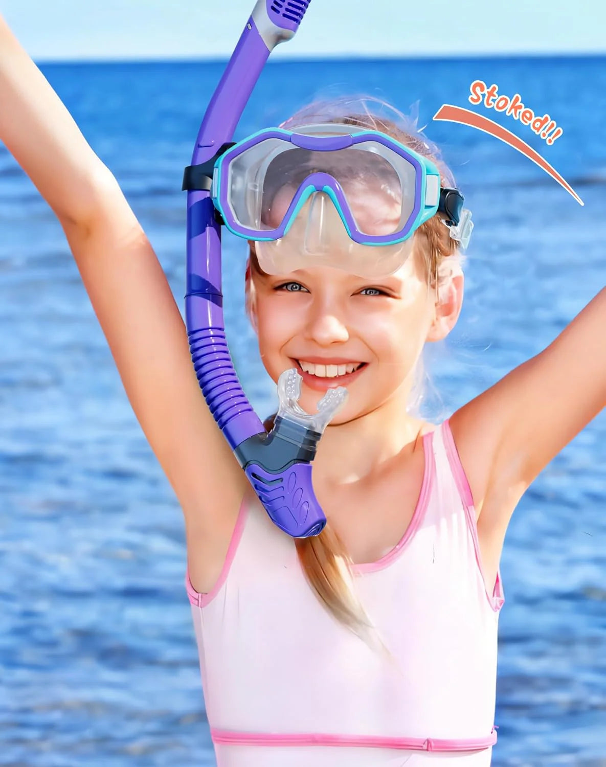 Snorkeling Gear for Adults, Dry-Top Snorkel Set, 180掳Panoramic Wide View Diving Mask Breathing Freely Snorkel Mask for Snorkeling Scuba Diving Swimming Travel